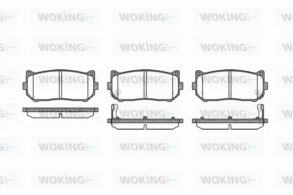 Brake Pad Set, disc brake (P7493.02)