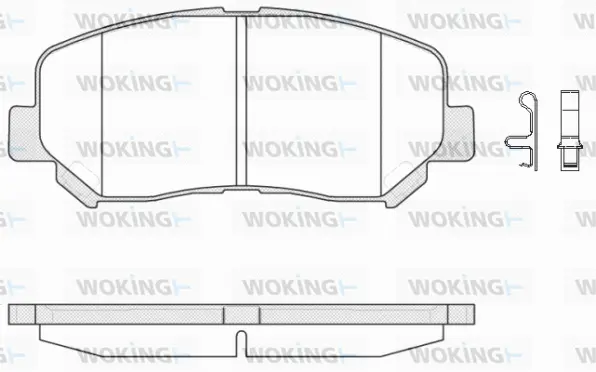 Brake Pad Set, disc brake (P14133.02)