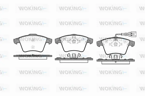 Brake Pad Set, disc brake (P11453.01)