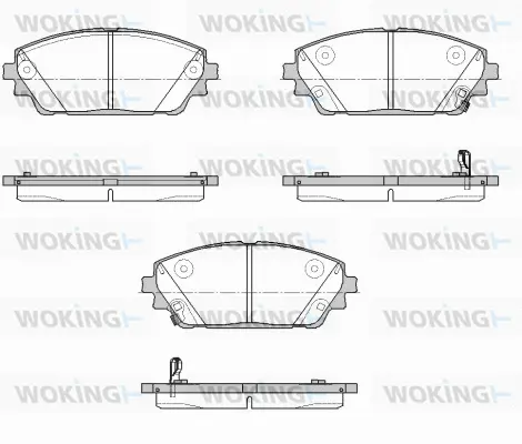Brake Pad Set, disc brake (P18003.02)