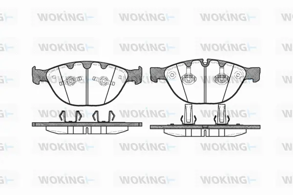Brake Pad Set, disc brake (P8583.10)