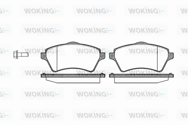 Brake Pad Set, disc brake (P9223.00)