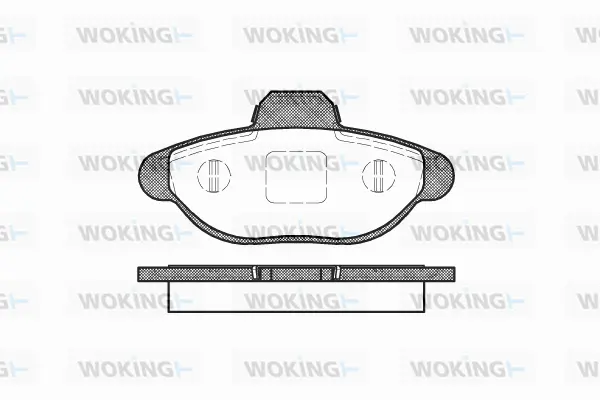 Brake Pad Set, disc brake (P5143.10)