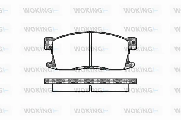 Brake Pad Set, disc brake (P3553.00)