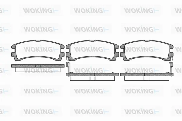 Brake Pad Set, disc brake (P2473.02)