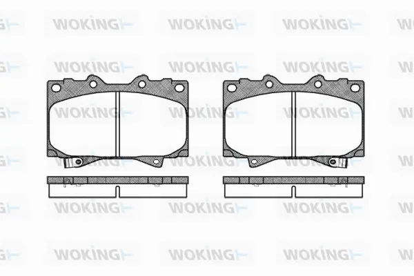 Brake Pad Set, disc brake (P6073.04)
