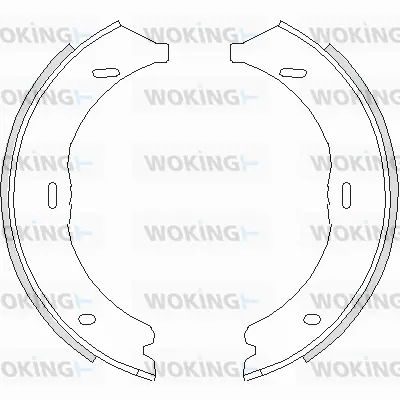Brake Shoe, parking brake (Z4745.00)