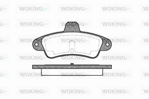 Brake Pad Set, disc brake (P5333.00)