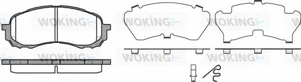 Brake Pad Set, disc brake (P11813.11)
