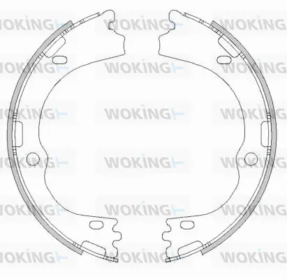 Brake Shoe, parking brake (Z4500.00)