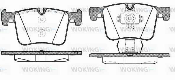 Brake Pad Set, disc brake (P15573.00)