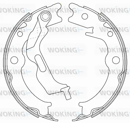 Brake Shoe, parking brake (Z4627.00)