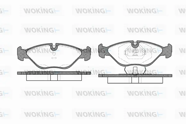 Brake Pad Set, disc brake (P2193.00)