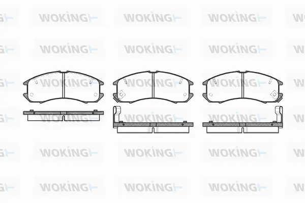 Brake Pad Set, disc brake (P3733.02)