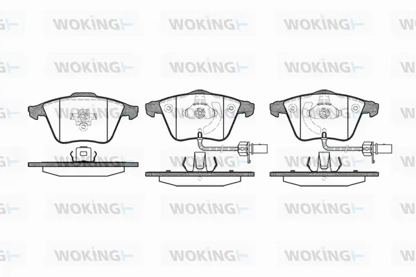 Brake Pad Set, disc brake (P8643.12)