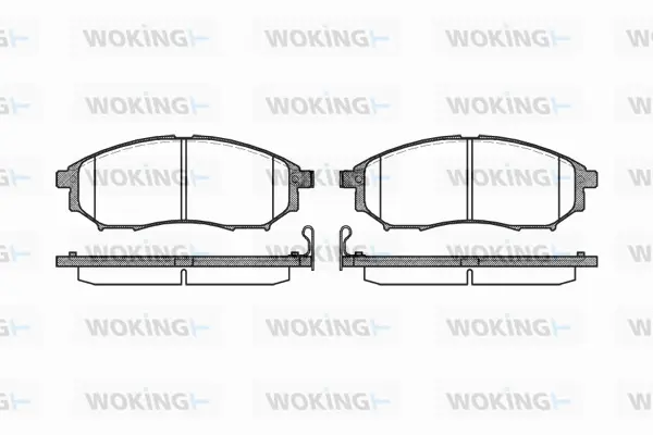Brake Pad Set, disc brake (P9523.14)
