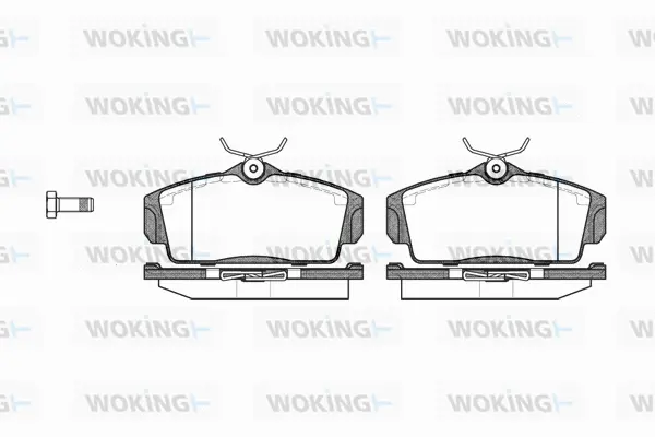 Brake Pad Set, disc brake (P6043.00)