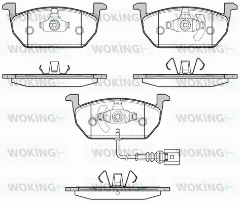 Brake Pad Set, disc brake (P17013.01)
