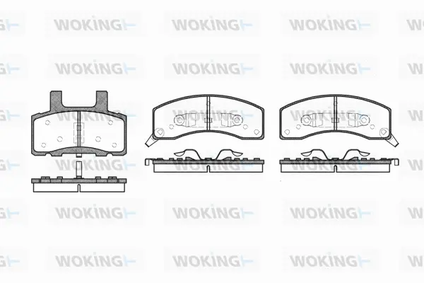 Brake Pad Set, disc brake (P4303.02)