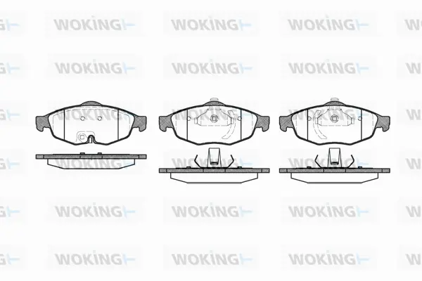 Brake Pad Set, disc brake (P9123.02)
