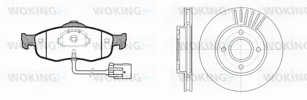 Brake Kit, disc brake (85323.00)