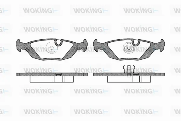 Brake Pad Set, disc brake (P0553.10)