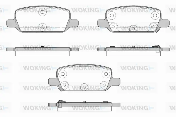 Brake Pad Set, disc brake (P18173.02)