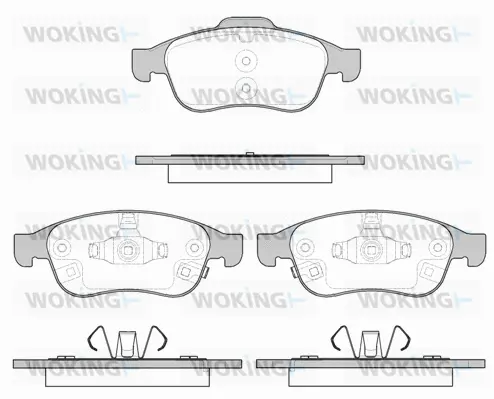 Brake Pad Set, disc brake (P13483.12)