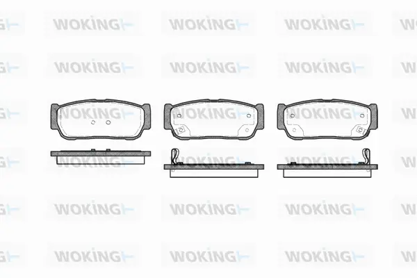 Brake Pad Set, disc brake (P11633.02)