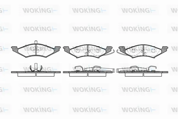 Brake Pad Set, disc brake (P3993.10)
