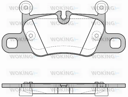 Brake Pad Set, disc brake (P16143.00)