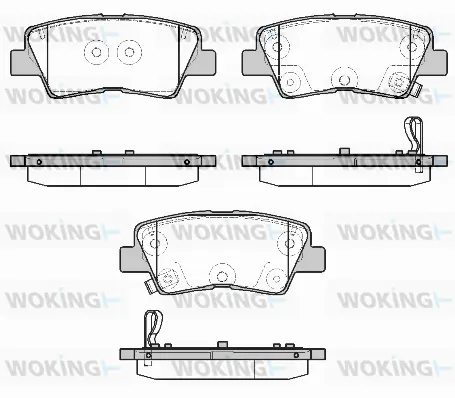 Brake Pad Set, disc brake (P19073.12)