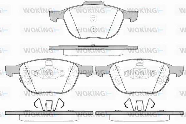 Brake Pad Set, disc brake (P11823.12)