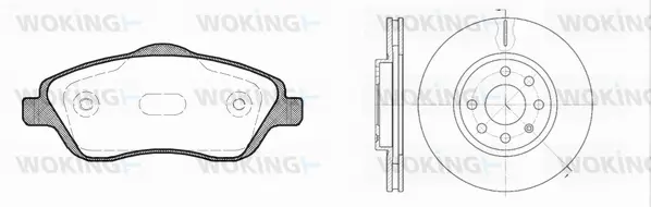 Brake Kit, disc brake (86743.03)