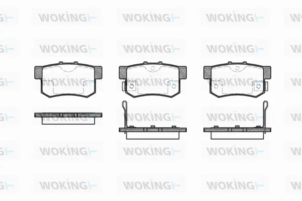 Brake Pad Set, disc brake (P2253.02)