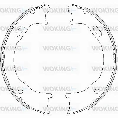 Brake Shoe, parking brake (Z4747.00)