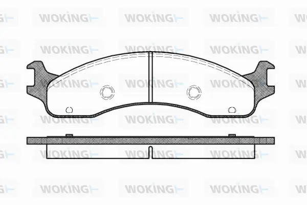 Brake Pad Set, disc brake (P4733.00)
