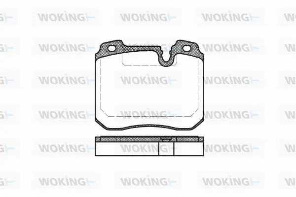 Brake Pad Set, disc brake (P2783.00)