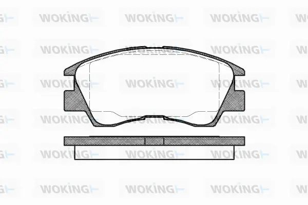 Brake Pad Set, disc brake (P3753.10)