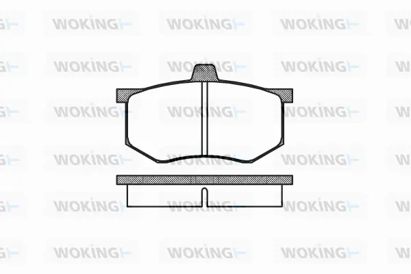 Brake Pad Set, disc brake (P1433.00)
