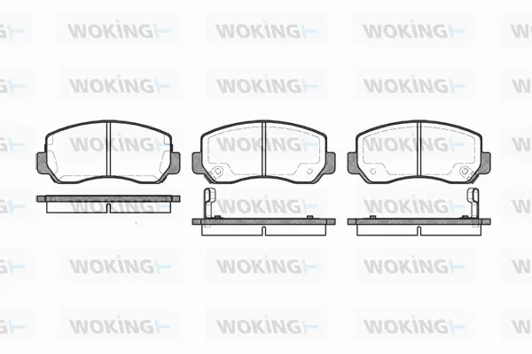 Brake Pad Set, disc brake (P4093.02)