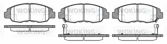 Brake Pad Set, disc brake (P2243.12)