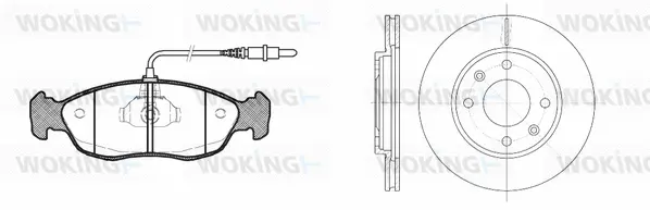 Brake Kit, disc brake (85613.01)