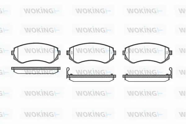 Brake Pad Set, disc brake (P2173.12)