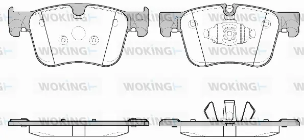 Brake Pad Set, disc brake (P14603.10)