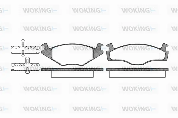 Brake Pad Set, disc brake (P0713.10)