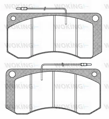 Brake Pad Set, disc brake (JSA 3583.40)