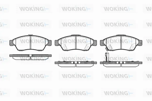 Brake Pad Set, disc brake (P9753.01)