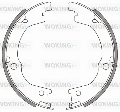 Brake Shoe, parking brake (Z4644.00)