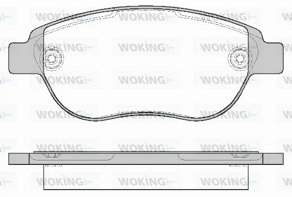 Brake Pad Set, disc brake (P9413.00)